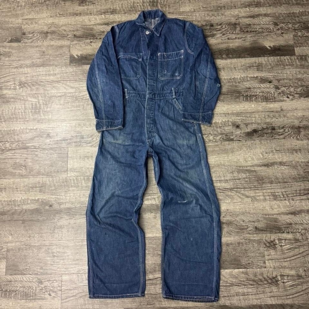 True Vintage Hercules Denim Workwear Coveralls 32x30